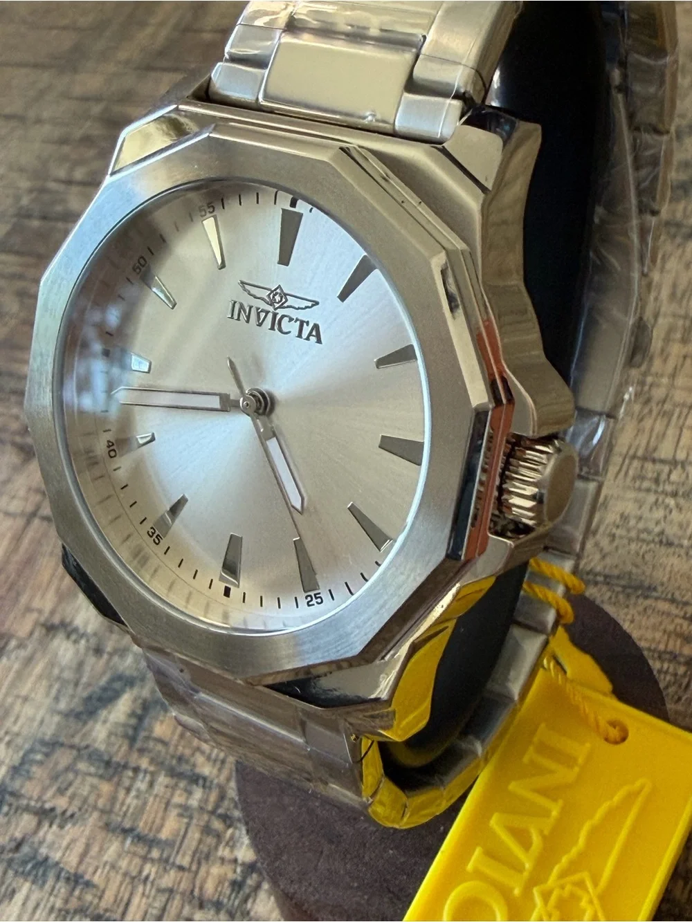 NEW Invicta Speedway Dominus Silver Stainless Steel Watch NIB
